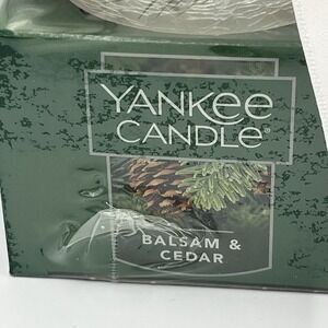Yankee Candle BALSAM & CEDAR Tea Lights BOX  of 12  Favorite Scent Candle Holder